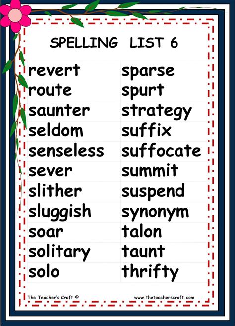 speellingo|list of spelling words.